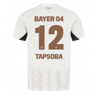 Moški Nogometni dresi Bayer Leverkusen Edmond Tapsoba #12 Gostujoči 2024-25 Kratek Rokav